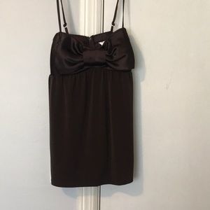 Brown Bow top